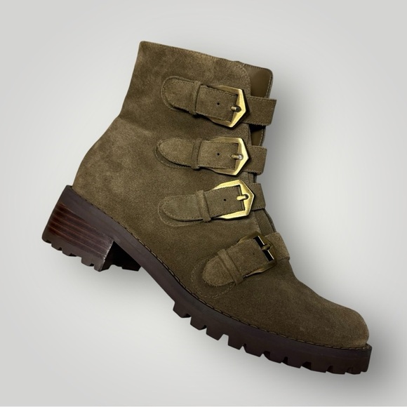 BLONDO Verity Waterproof Boot Suede Olive Green Size 8.5 M B7307 DD332 - Picture 4 of 13